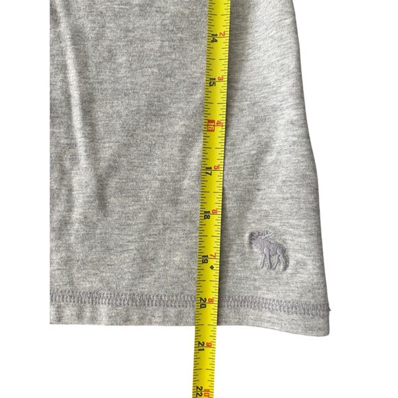 NWT Vintage 90s Y2K Abercrombie Off Shoulder Grey Coquette Youth Girls Size XL - Picture 5 of 6